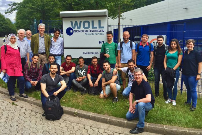 Unternehmensexkursion bei Woll Maschinenbau in Saarbrücken